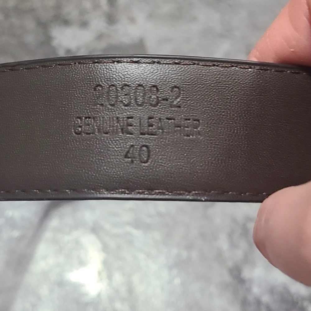 Genuine Leather Mens Belt Size 40